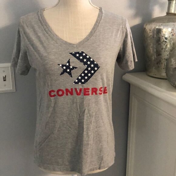 Womens Juniors Converse T Shirt XS - Picture 1 of 3